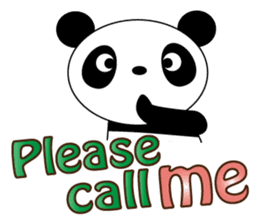 Pandaman Flying cute panda. in love. sticker #6860505