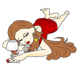 just for mimi sticker #6860676