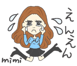 just for mimi sticker #6860684