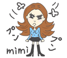 just for mimi sticker #6860686