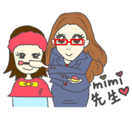 just for mimi sticker #6860688