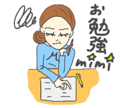 just for mimi sticker #6860689