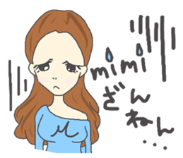 just for mimi sticker #6860695