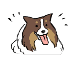 Sheltie sticker #6860904