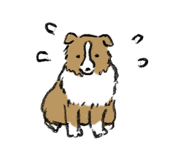 Sheltie sticker #6860914