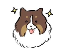 Sheltie sticker #6860918