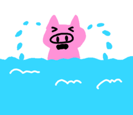 I am a pig!!! sticker #6861079