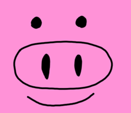 I am a pig!!! sticker #6861093