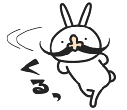 Simple stamp of simple rabbit 2nd sticker #6861231