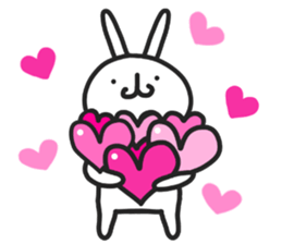 Simple stamp of simple rabbit 2nd sticker #6861240