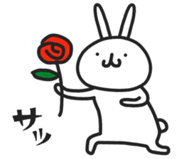 Simple stamp of simple rabbit 2nd sticker #6861241