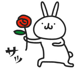 Simple stamp of simple rabbit 2nd sticker #6861241