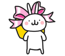 Simple stamp of simple rabbit 2nd sticker #6861243