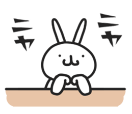 Simple stamp of simple rabbit 2nd sticker #6861250