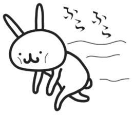 Simple stamp of simple rabbit 2nd sticker #6861252