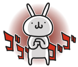 Simple stamp of simple rabbit 2nd sticker #6861254