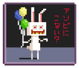 Question pixel art Stickers by JSS sticker #6861341