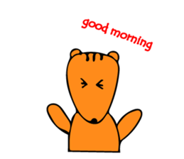 Squirrel's sticker in english version. sticker #6861586