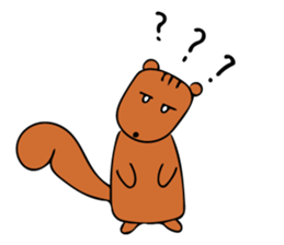 Squirrel's sticker in english version. sticker #6861591
