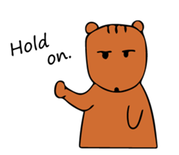 Squirrel's sticker in english version. sticker #6861598