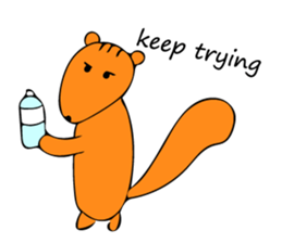 Squirrel's sticker in english version. sticker #6861603