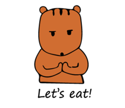 Squirrel's sticker in english version. sticker #6861604