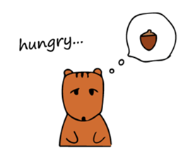 Squirrel's sticker in english version. sticker #6861607