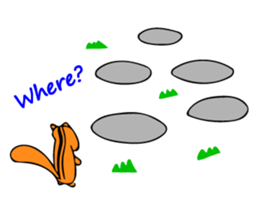 Squirrel's sticker in english version. sticker #6861608