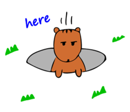 Squirrel's sticker in english version. sticker #6861609