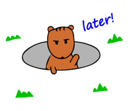 Squirrel's sticker in english version. sticker #6861610