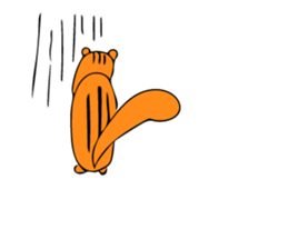 Squirrel's sticker in english version. sticker #6861616