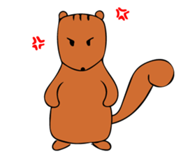 Squirrel's sticker in english version. sticker #6861617