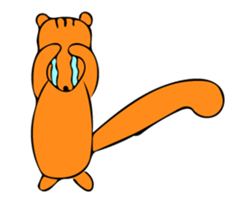 Squirrel's sticker in english version. sticker #6861618