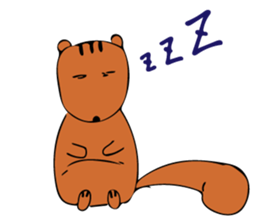 Squirrel's sticker in english version. sticker #6861619