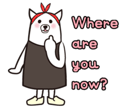 Sachiko talking with boyfriend -ENGLISH- sticker #6861698