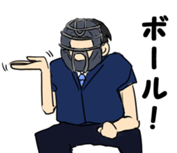 High school student baseball sticker #6861786