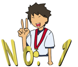 High school student baseball sticker #6861823