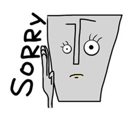 Moaisme -English ver.- sticker #6862234