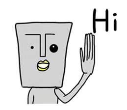 Moaisme -English ver.- sticker #6862241