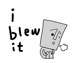 Moaisme -English ver.- sticker #6862244