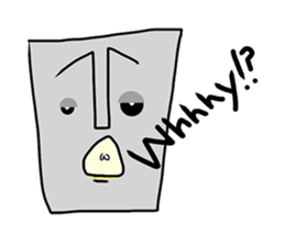 Moaisme -English ver.- sticker #6862259