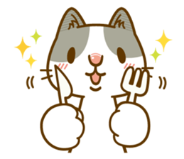 Fun daily life of a cat sticker #6862732