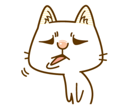 Fun daily life of a cat sticker #6862735