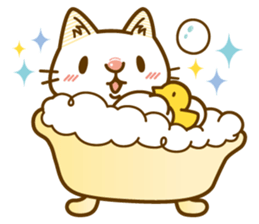 Fun daily life of a cat sticker #6862736