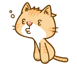 Fun daily life of a cat sticker #6862737