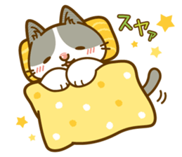 Fun daily life of a cat sticker #6862738