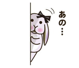 Lop-eared bunny Popo and friends3. sticker #6862784