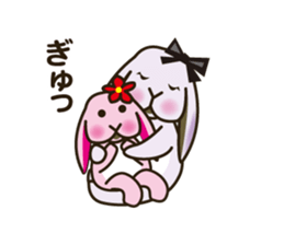 Lop-eared bunny Popo and friends3. sticker #6862788