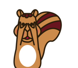 Lop-eared bunny Popo and friends3. sticker #6862808