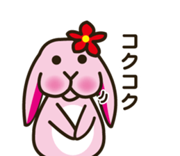 Lop-eared bunny Popo and friends3. sticker #6862815
